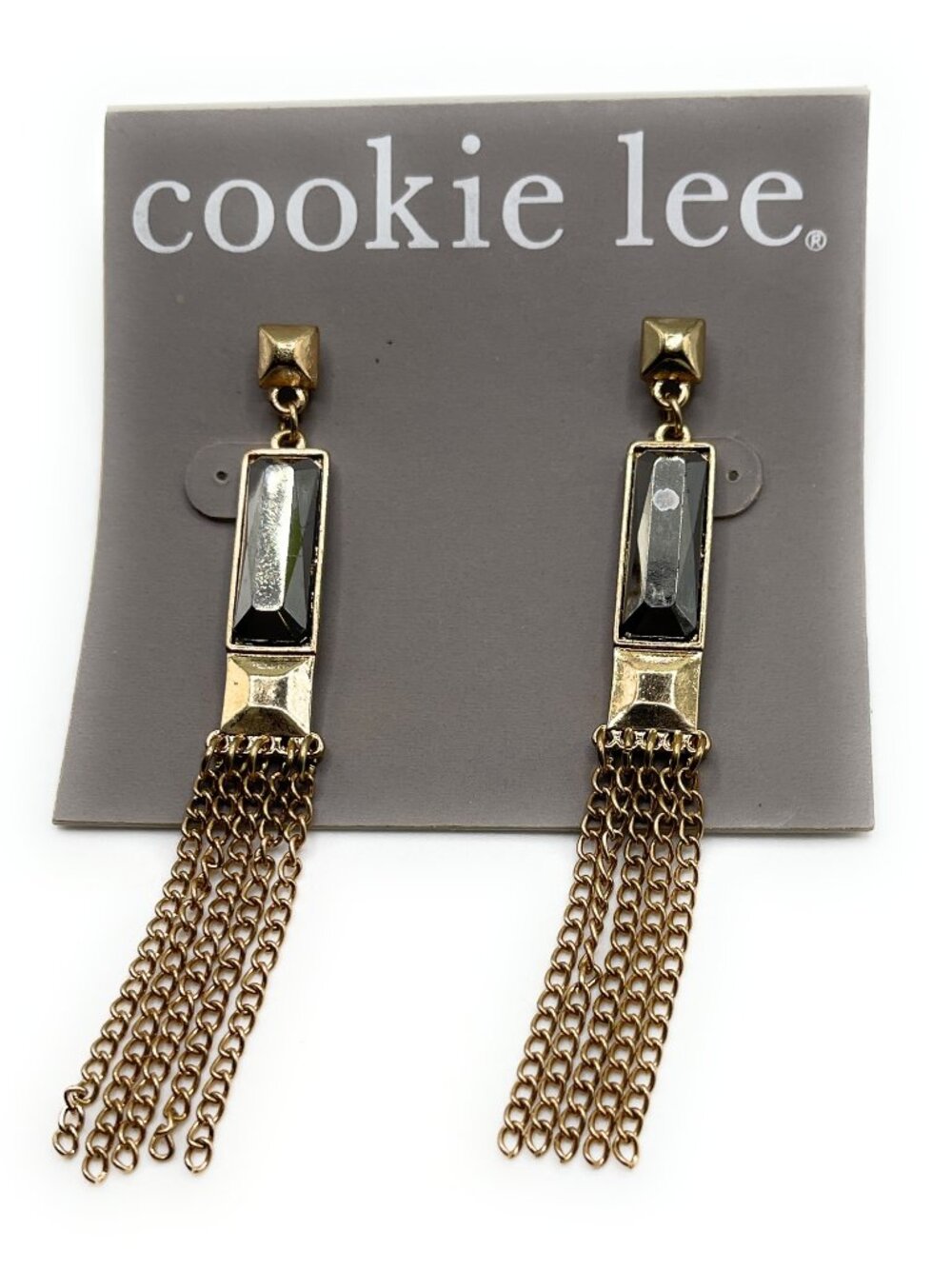 Cookie Lee Uptown Gold Tassel Earrings (D99) 82601